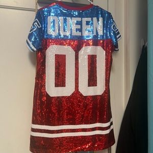 Queen Of Sparkles Full Sequin Jersey Dress